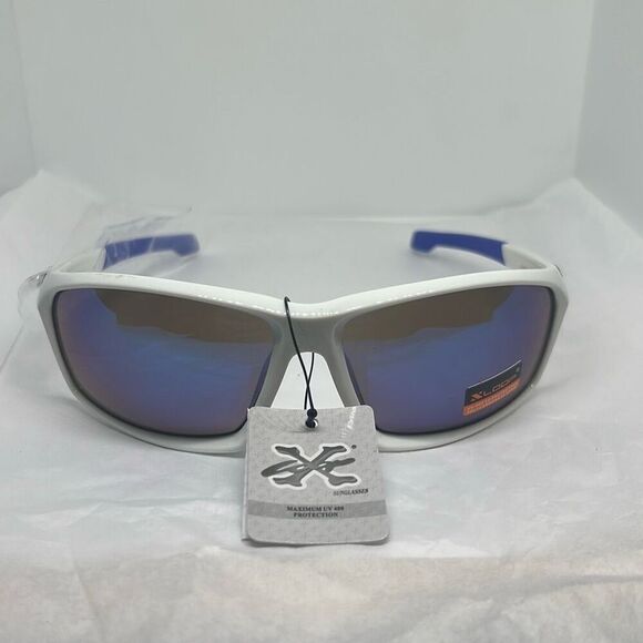 XLoop Patriotic Sunglasses – Mirrored Lens, UV Protection, Red White & Blue Star - Picture 3 of 3
